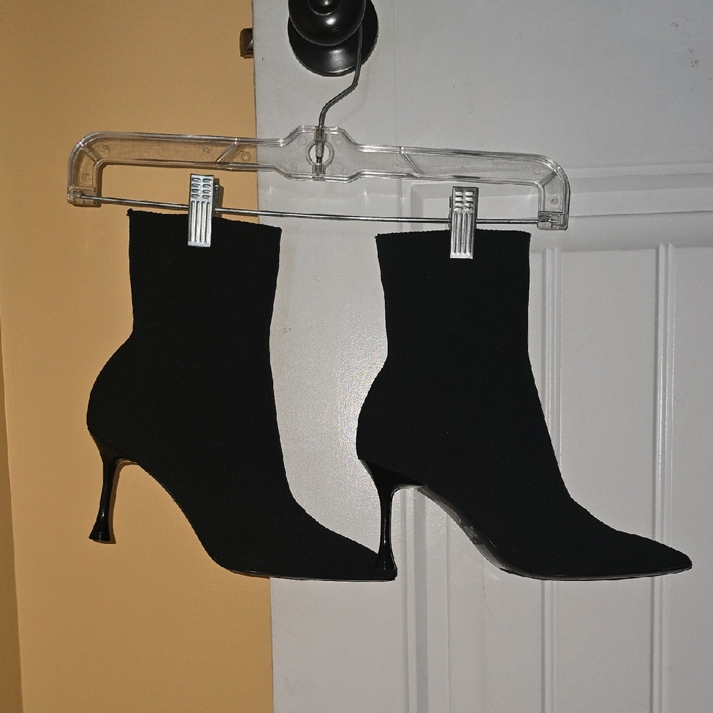 Aldo Black Heeled Boots